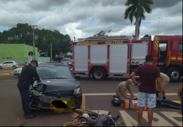 Vítima foi socorrida ao Marechal Rondon 
